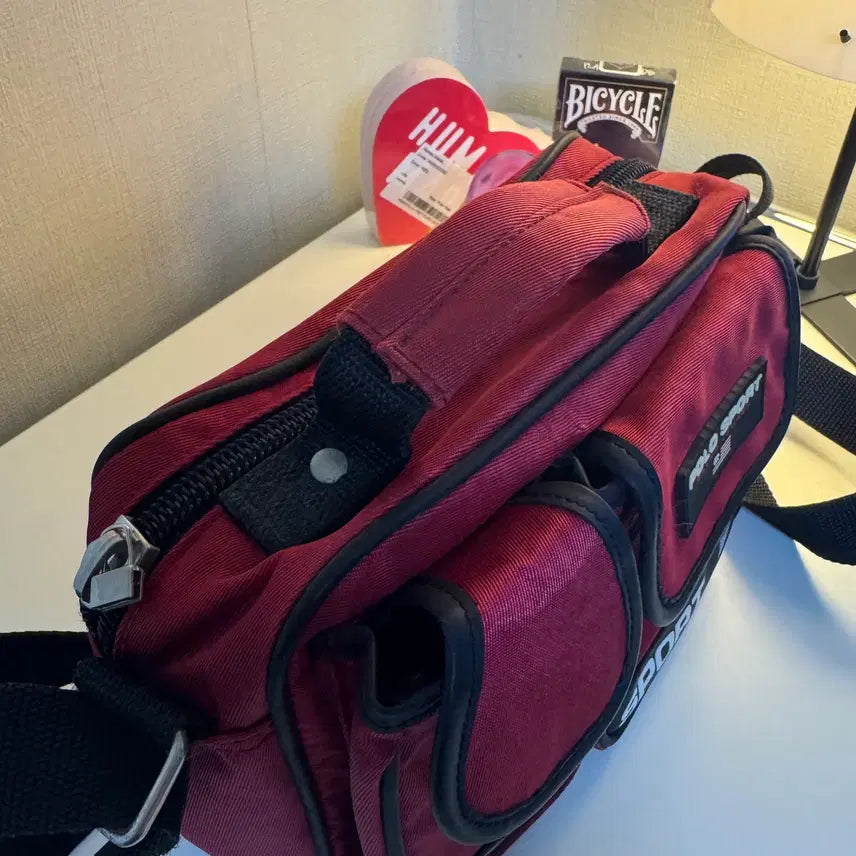 [BUNJANG] Polo Sport Double Pocket Crossbody Bag - Red (OS) / (OS) 폴로 스포츠 더블 포켓 크로스백
