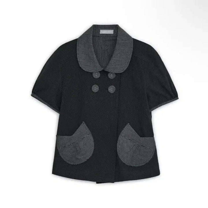 [BUNJANG] HugYourskin Round Jacket Black / 허그유어스킨 라운드 재킷 블랙
