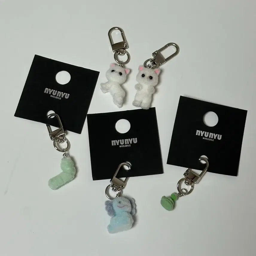 [BUNJANG] Animal Keychain Set / 뉴뉴 동물 키링