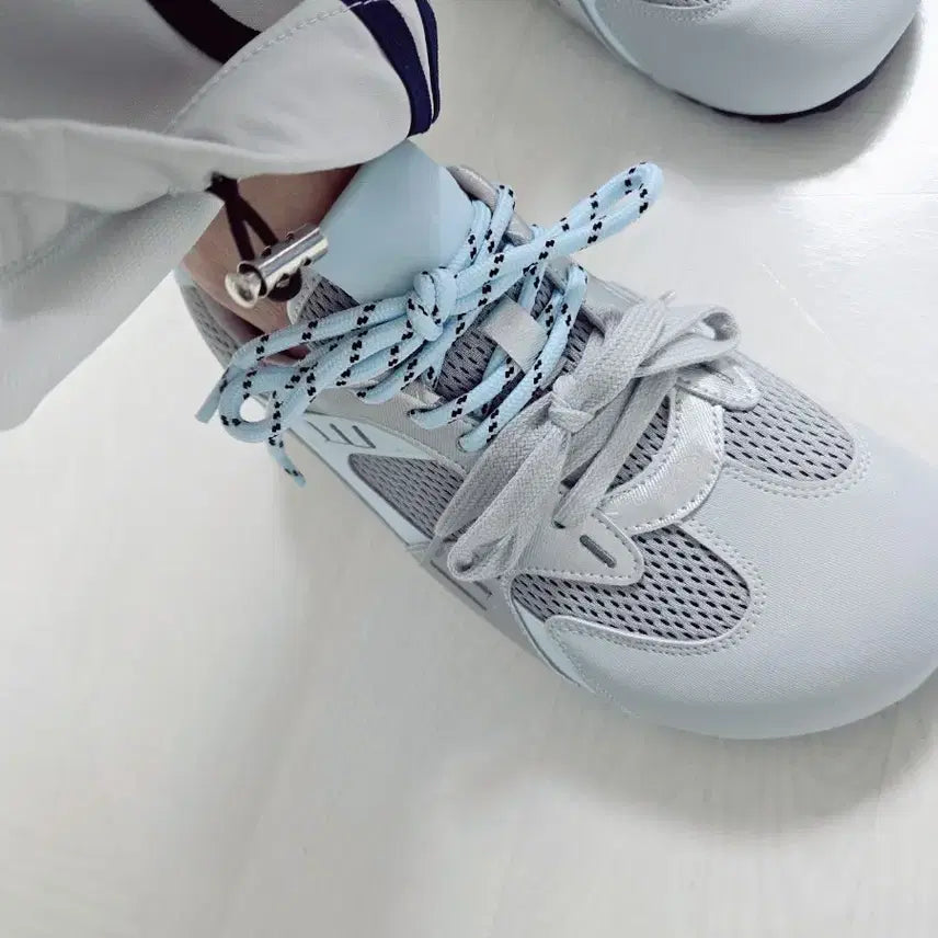 [BUNJANG] Casual Sneakers - Silver Gray / 실버 그레이 운동화 캐주얼 스니커즈. 새상품