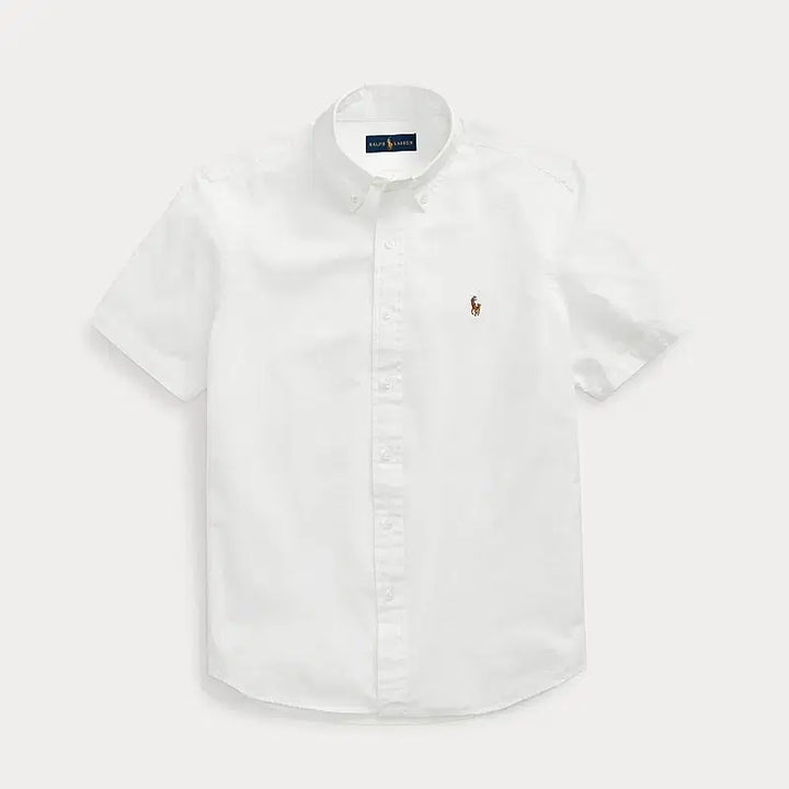 [BUNJANG] Polo Ralph Lauren Oxford Short Sleeve Shirt / 폴로 랄프로렌 옥스포드 반팔 셔츠/남여공용