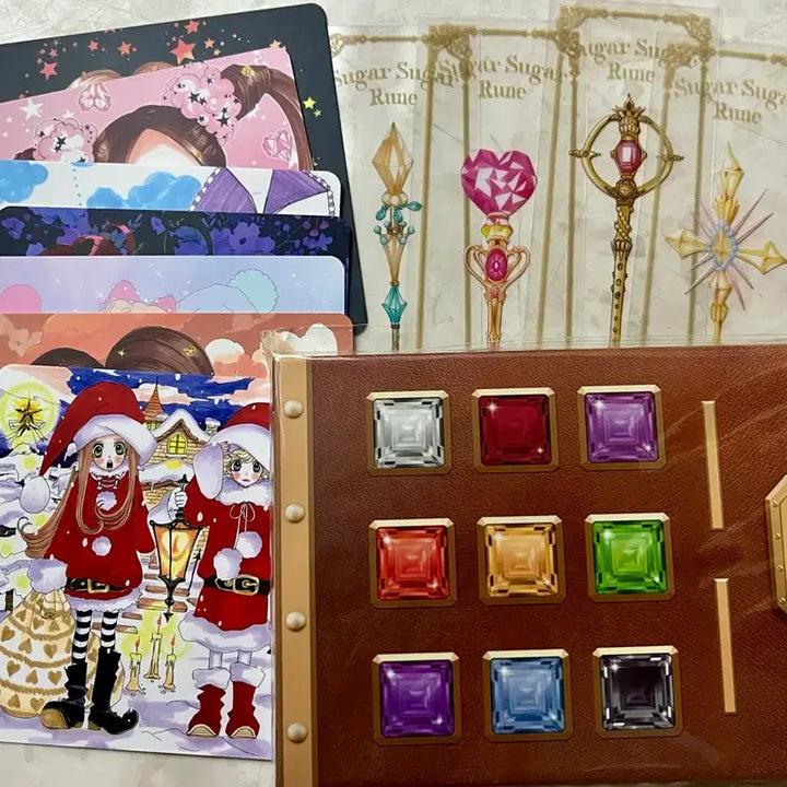 [BUNJANG] Sugar Sugar Rune Pop-up Postcard Book Special Set / 슈가슈가룬 팝업 엽서북 특전 양도 슈슈룬 엽서 원화