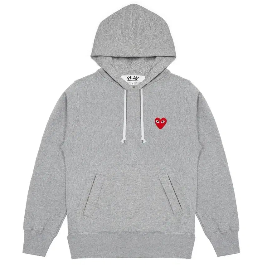 [BUNJANG] Comme des Garçons Unisex Hooded Sweatshirt / 꼼데가르송 후드티[그레이/블랙] 남여공용