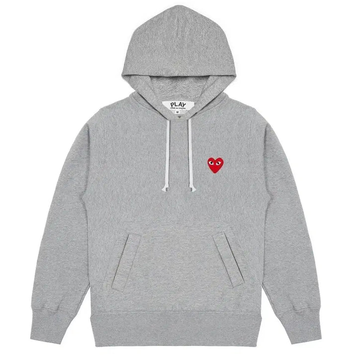 [BUNJANG] Comme des Garçons Unisex Hooded Sweatshirt / 꼼데가르송 후드티[그레이/블랙] 남여공용