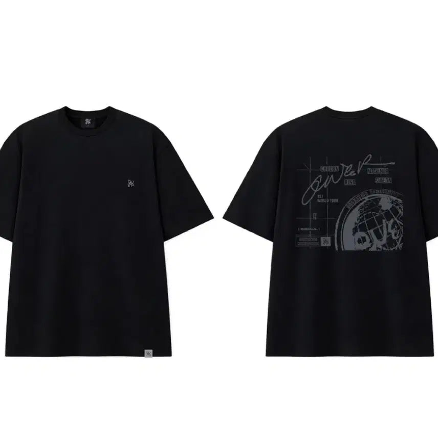 [BUNJANG] QWER Location Short-Sleeve T-Shirt / [3] QWER 락케이션 반팔 티셔츠