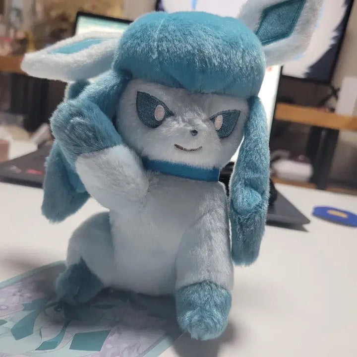 [BUNJANG] Pokemon Glaceon Plush - Eevee Collection / 포켓몬스터 글레이시아 인형 이브이컬렉션 eevee collection