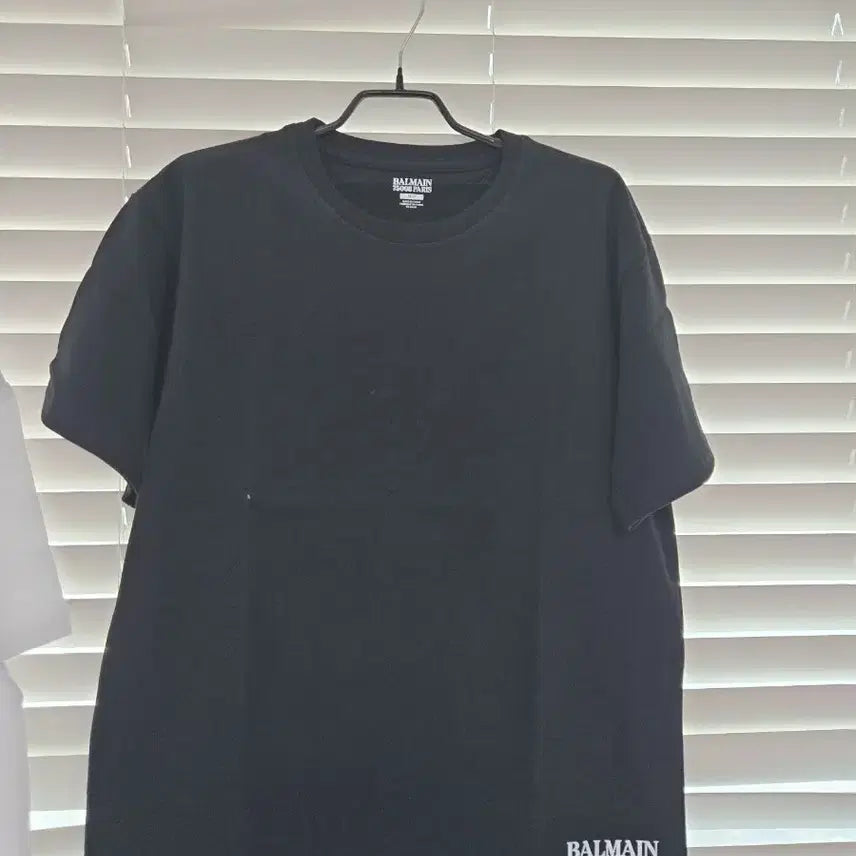 [BUNJANG] Short Sleeve T-Shirt White/Black / 반팔 티셔츠 화이트/블랙