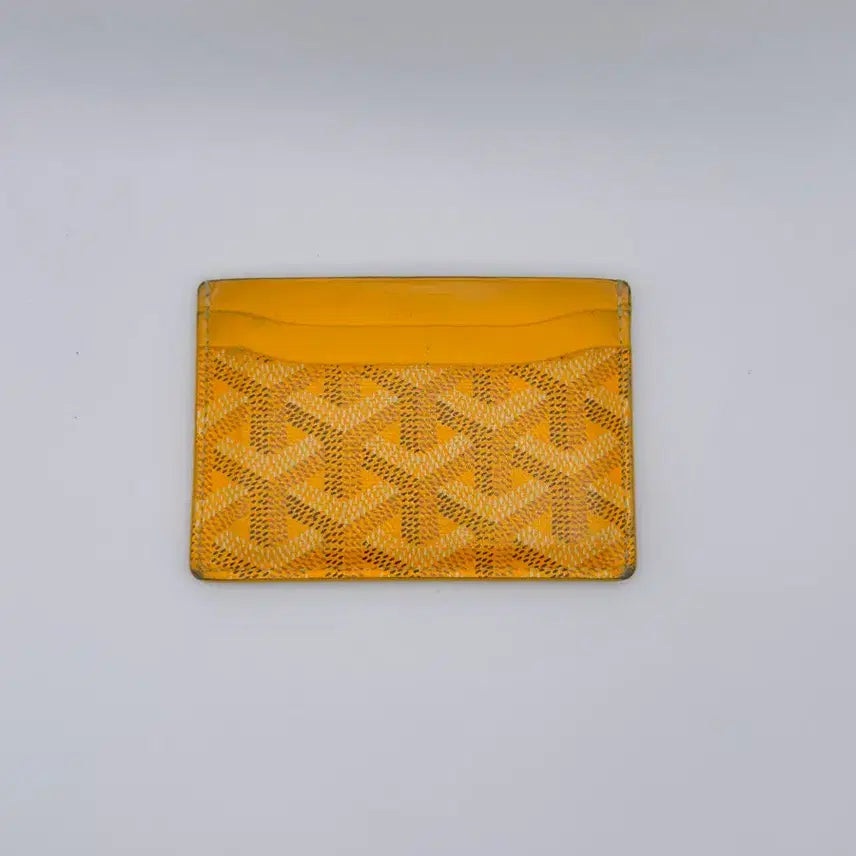 [BUNJANG] Goyard Saint Pierre Card Holder Yellow / [정품]무료 당일발송 풀구성 고야드 생쉴피스 카드지갑 옐로우