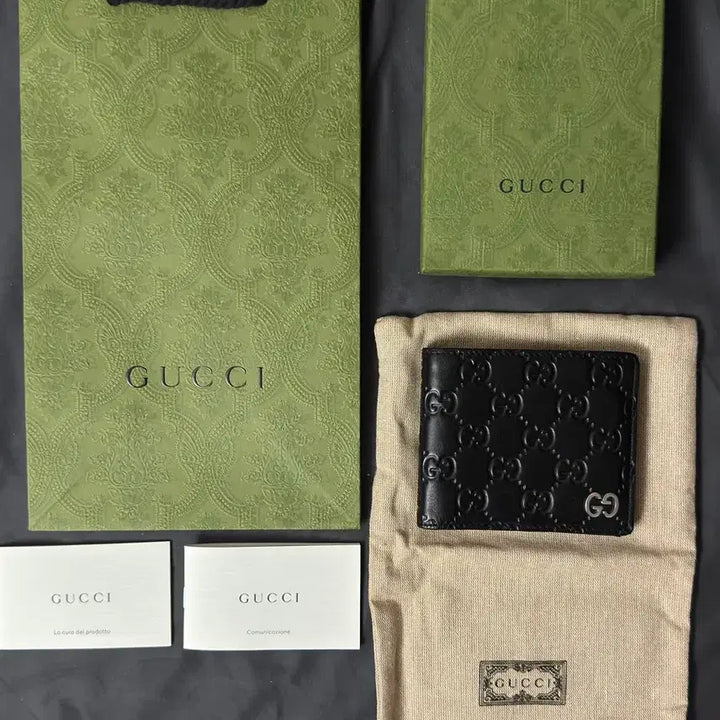 [BUNJANG] Gucci GG Signature Bifold Wallet / [정품]무료 당일발송 풀구성 구찌 GG 시그니처 반지갑