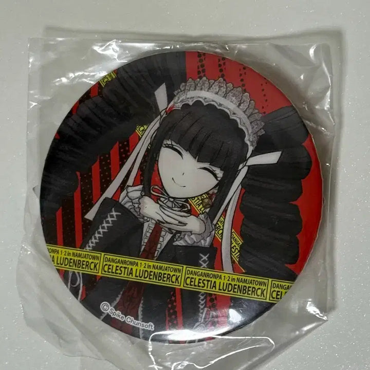 [BUNJANG] Danganronpa Celestia Ludenberg Limited Edition Can Badge / 단간론파 셀레스티아 루덴베르크 캔뱃지