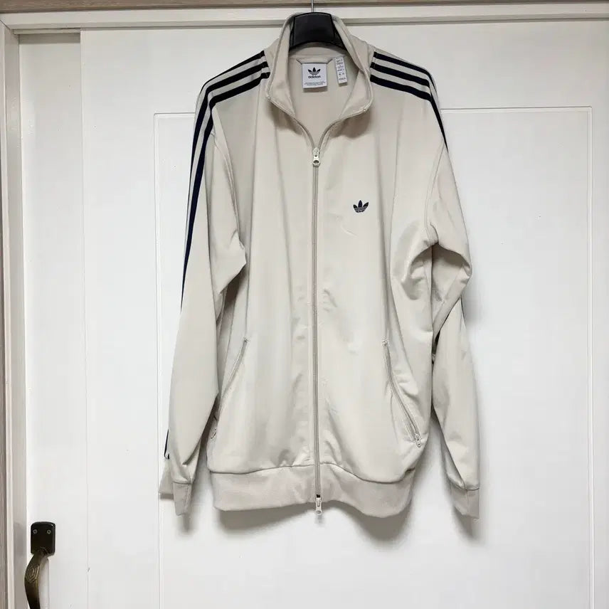 [BUNJANG] Adidas BB Track Top Jersey Beige Indigo S / 아디다스 BB 트랙탑 져지 베이지 인디고 S