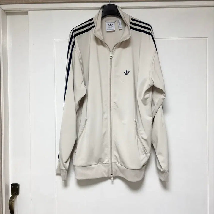 [BUNJANG] Adidas BB Track Top Jersey Beige Indigo S / 아디다스 BB 트랙탑 져지 베이지 인디고 S