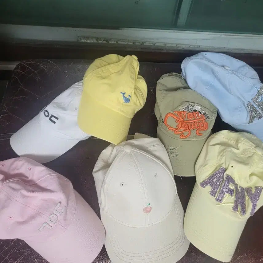 [BUNJANG] Fresh &amp; Zesty Baseball Caps - 7 Styles / 시원 상큼한 볼캡 모자7종