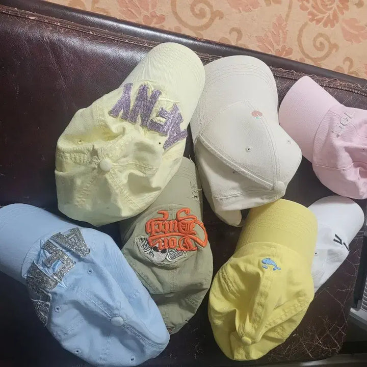 [BUNJANG] Fresh &amp; Zesty Baseball Caps - 7 Styles / 시원 상큼한 볼캡 모자7종