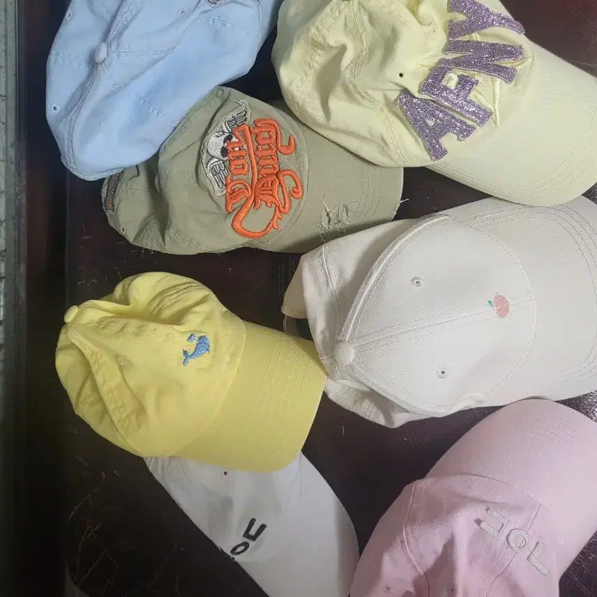 [BUNJANG] Fresh &amp; Zesty Baseball Caps - 7 Styles / 시원 상큼한 볼캡 모자7종