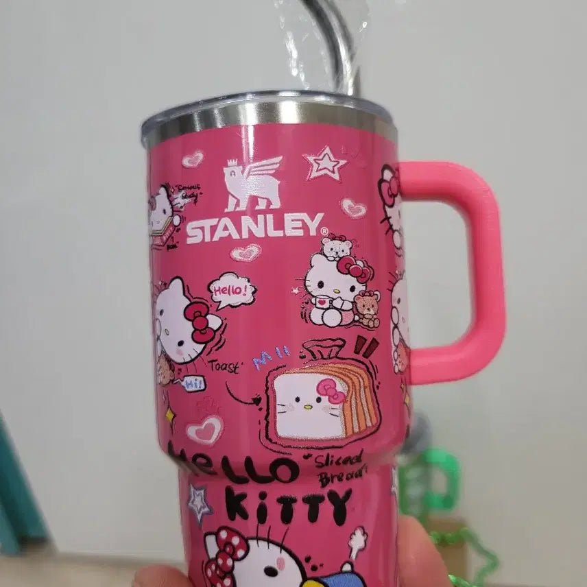 [BUNJANG] Hello Kitty Collaboration Tumbler Keyring Set / 헬로키티 콜라보 텀블러 키링 2종 새상품