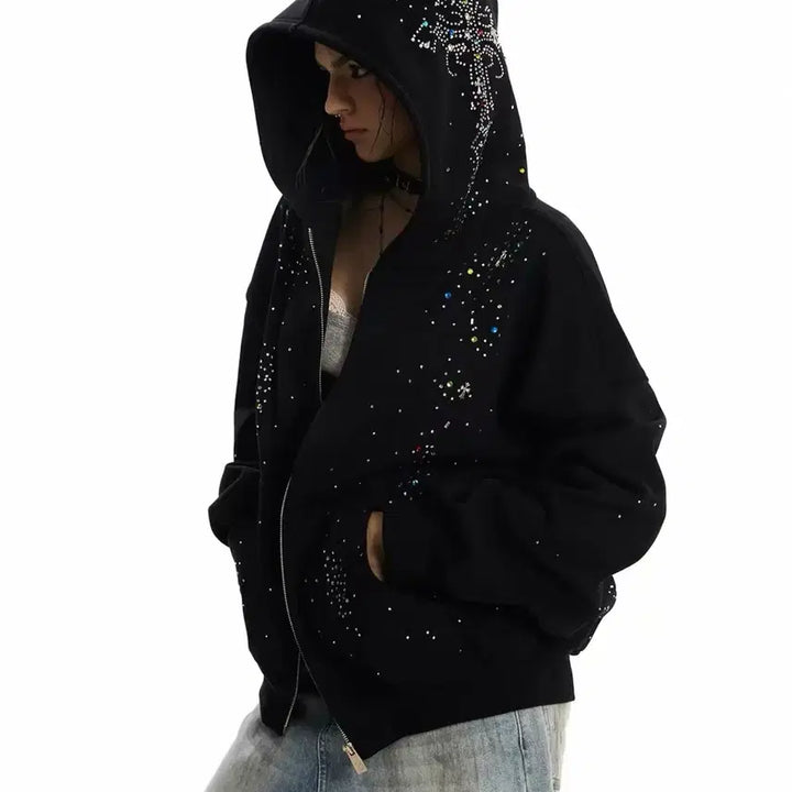 [BUNJANG] Cubic Zip-Up Hoodie / 0123 start 큐빅 후드집업