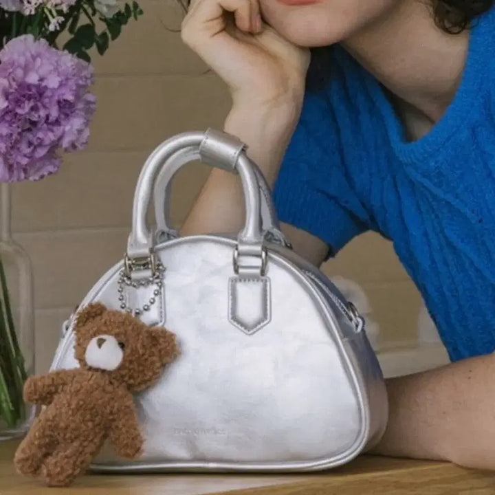 [BUNJANG] Back to Basics Silver Uni Bowling Bag / 백투베이직스 실버 유니 볼링백