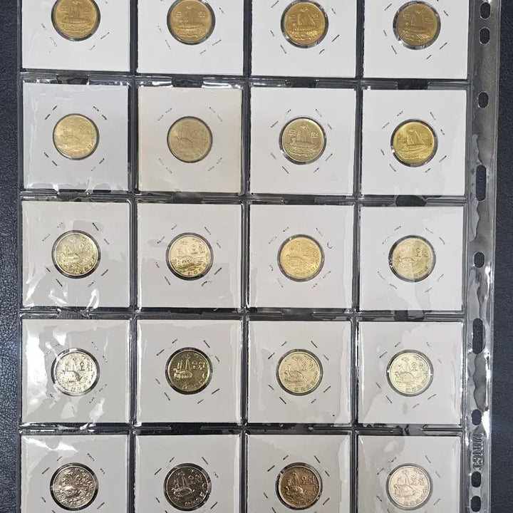 [BUNJANG] Collection of Korean 5 Won Coins by Year (1966-1991) / 수집용 한국 5원 동전 연도별 모음