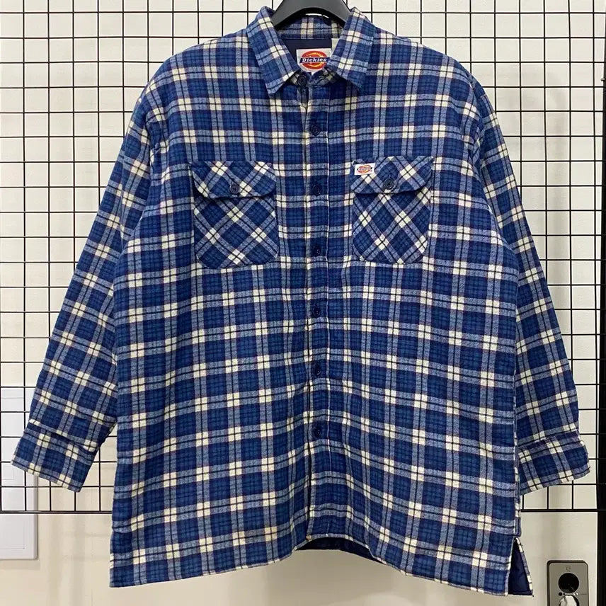 [BUNJANG] Dickies Padded Flannel Check Shirt Jacket 2XL / <2XL> 디키즈 패디드 플란넬 체크 셔츠 자켓