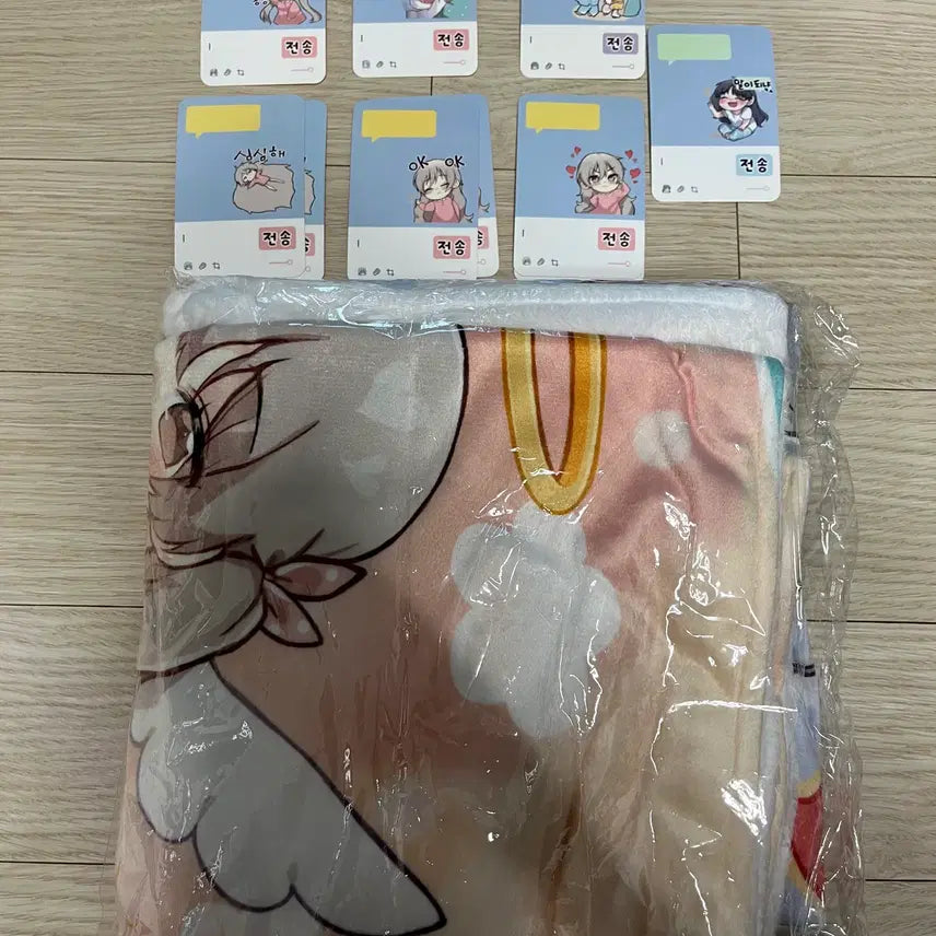 [BUNJANG] First Nunnie Artist Angel &amp; Demon Concept Blanket (Sealed) / [미개봉] 첫누니 작가님의 담요