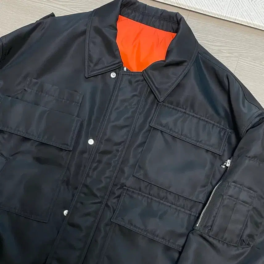 [BUNJANG] Solid Homme MA-1 Flight Jacket / [105] 솔리드옴므 ma-1 (교신 O)