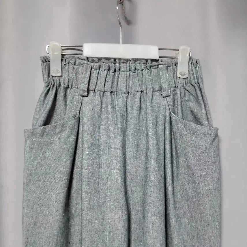 [BUNJANG] Linen Blend Banding Slacks / 린넨 혼방 밴딩 슬랙스