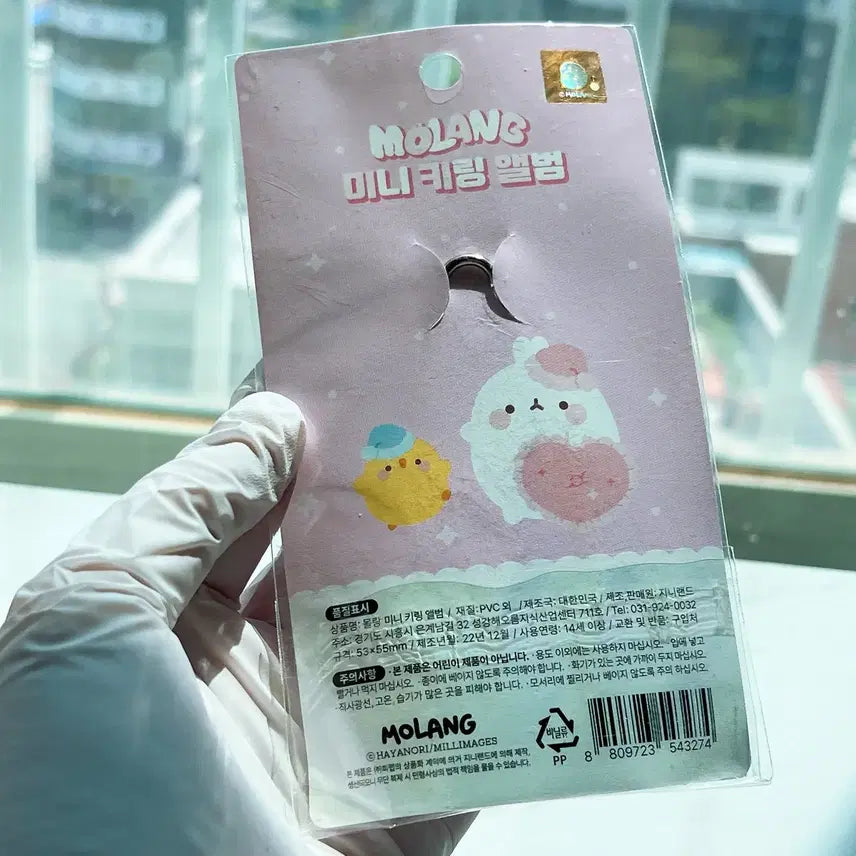 [BUNJANG] Molang Album Keyring / 몰랑이 앨범 키링