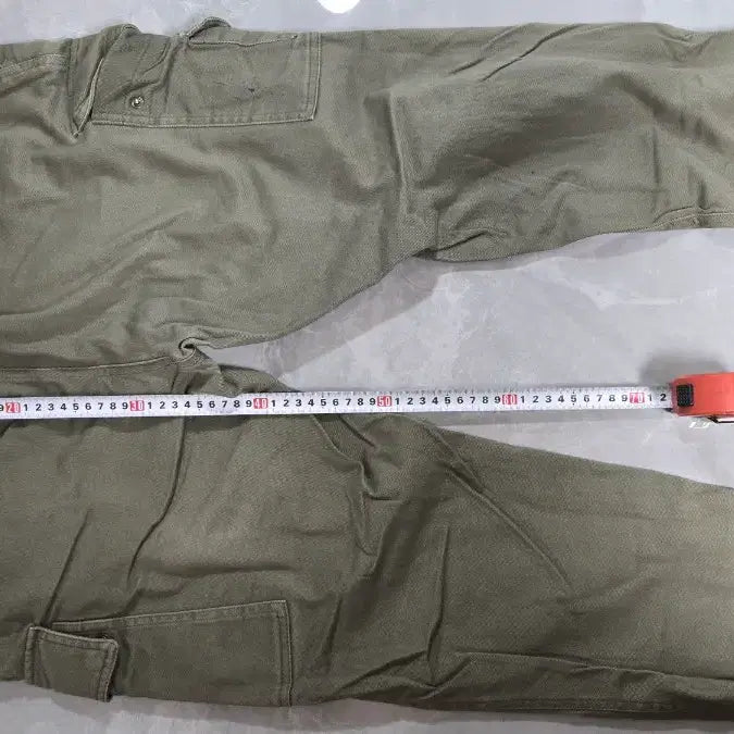 [BUNJANG] MLB LA Outfitters Khaki Cargo Jogger Pants / mlb LA Outfitters 카키색 카고 조거팬