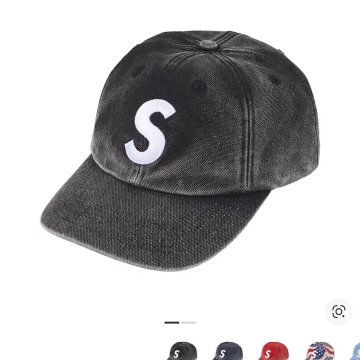 [BUNJANG] Supreme S Logo Pigment Coated 26ss Cap / 슈프림 s로고 피그먼트 코티드 26ss