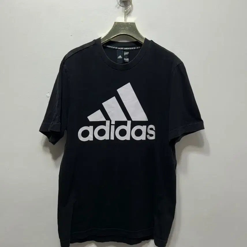 [BUNJANG] Adidas Big Logo T-Shirt Black M / 아디다스 빅로고 반팔티 블랙 M