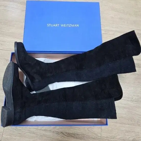 [BUNJANG] Stuart Weitzman Black Long Boots / 스튜어트 와이츠먼 블랙 롱부츠
