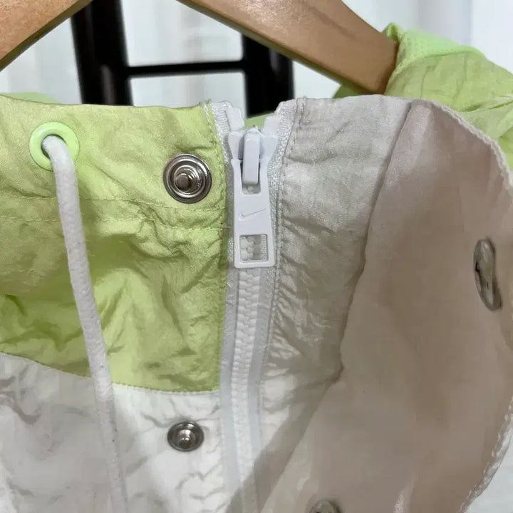 [BUNJANG] Nike Double Swoosh Anorak Windbreaker Lime L / 나이키 더블 스우시 아노락 바람막이 라임 L 오버핏