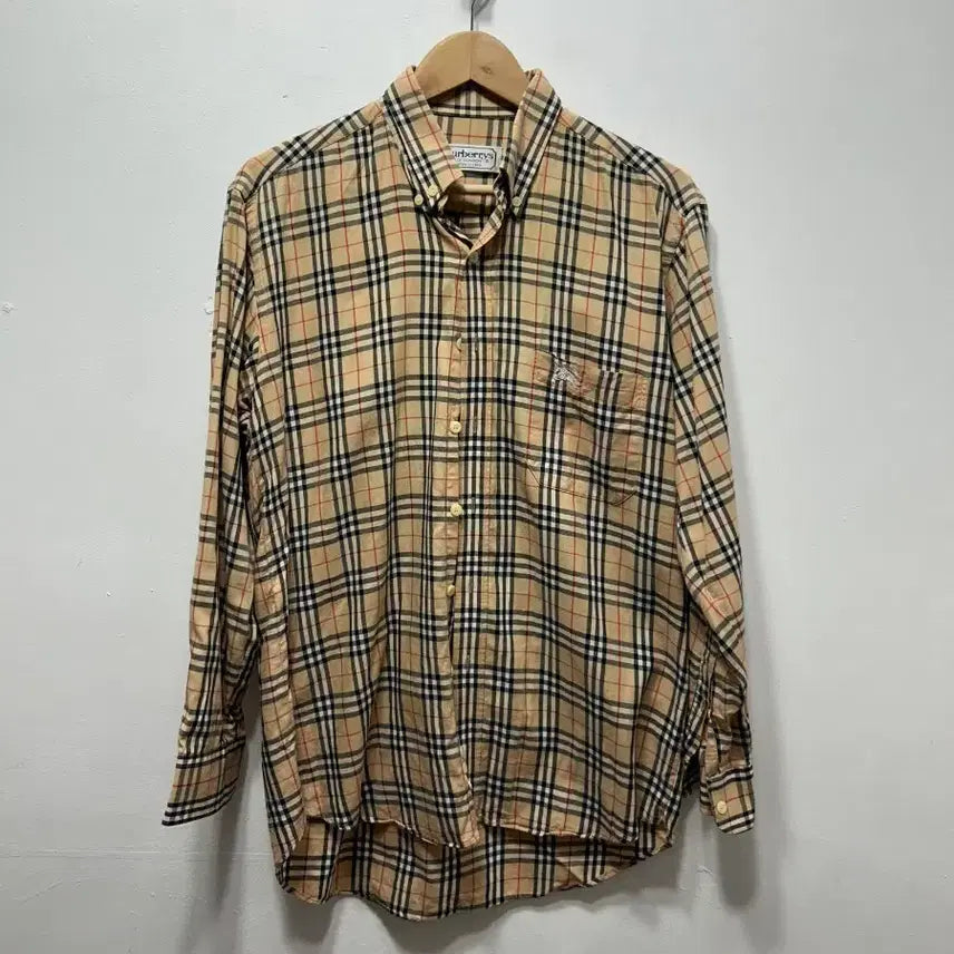 [BUNJANG] Burberry Classic Check Long Sleeve Shirt XL / 버버리스 클래식 체크 긴팔 셔츠 XL