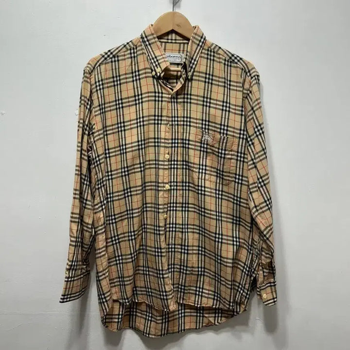 [BUNJANG] Burberry Classic Check Long Sleeve Shirt XL / 버버리스 클래식 체크 긴팔 셔츠 XL