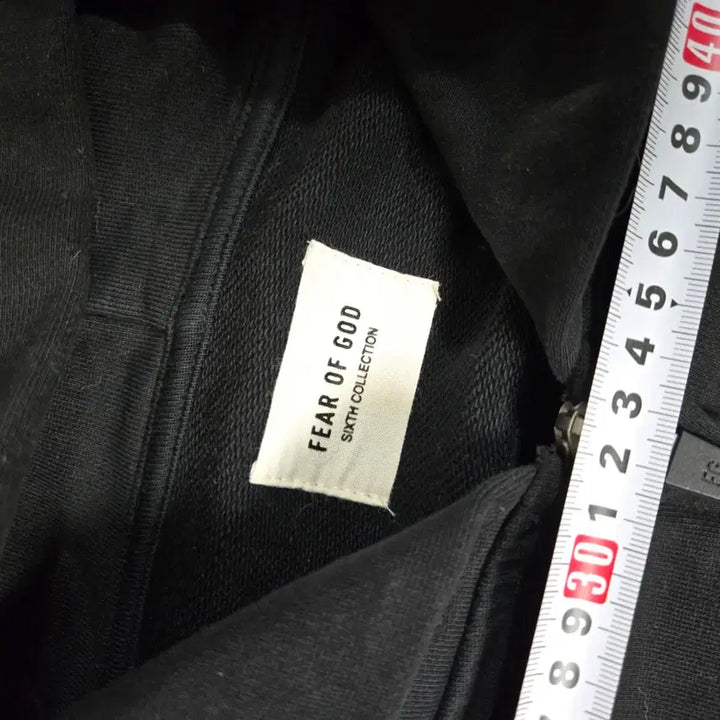 [BUNJANG] Fear of God Black Hooded Zip-Up Jacket / 피어오브갓 블랙 후드집업