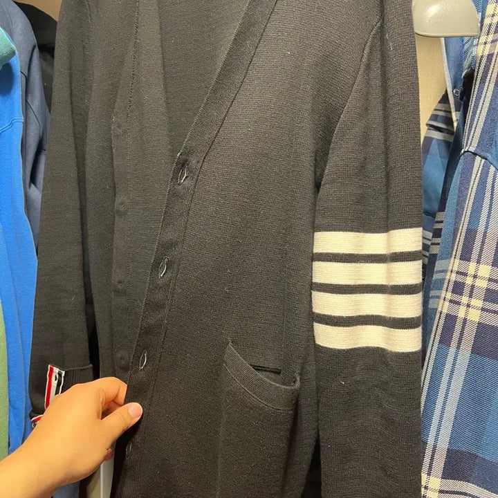 [SOLD OUT] 톰브라운 밀라노 스티치 가디건(블랙)