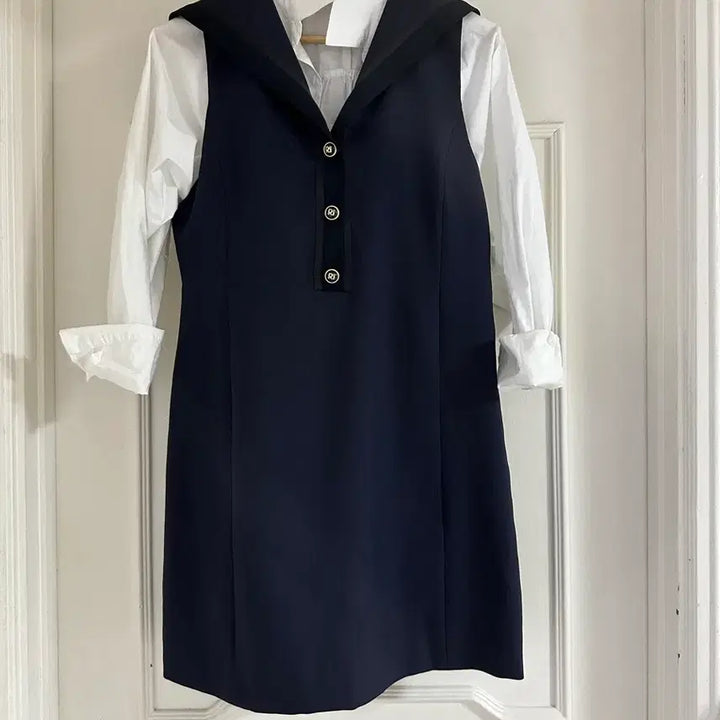 [SOLD OUT] 새상품) 유어네임히어 세일러카라 고퀄 원피스
