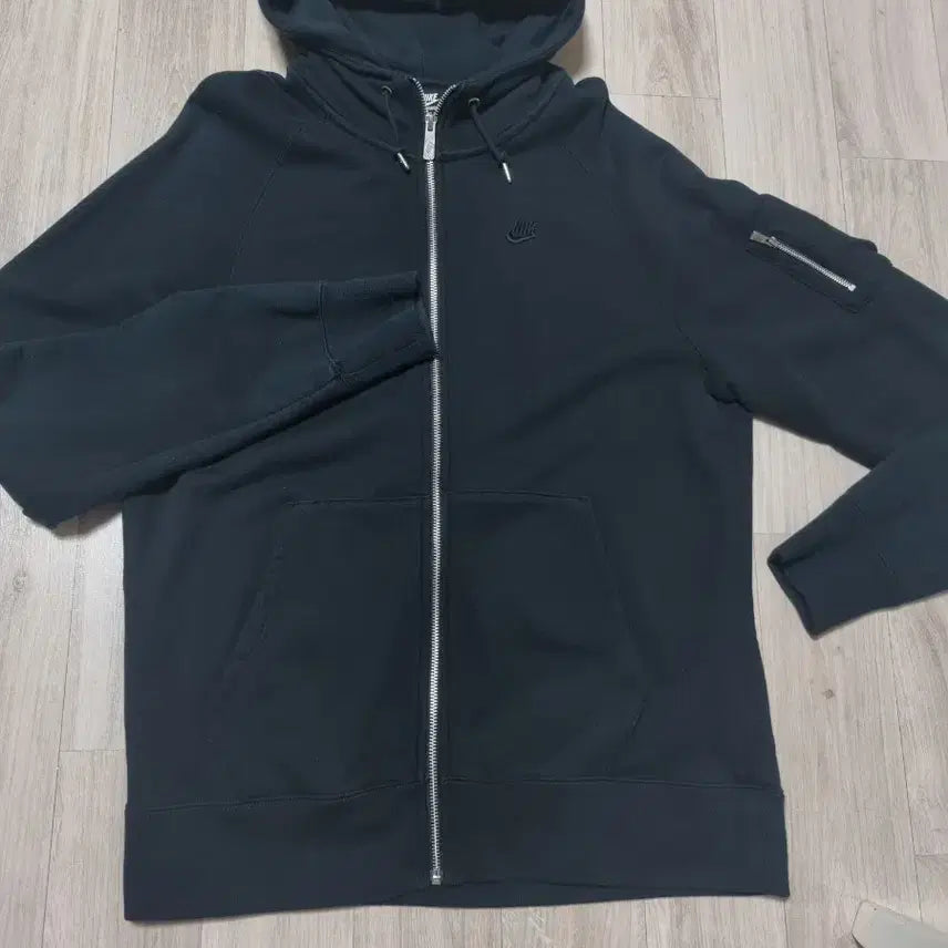 [BUNJANG] Nike Black Zip-Up Hoodie XL / 나이키 블랙 후드집업 XL