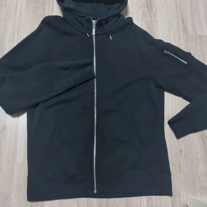 [BUNJANG] Nike Black Zip-Up Hoodie XL / 나이키 블랙 후드집업 XL