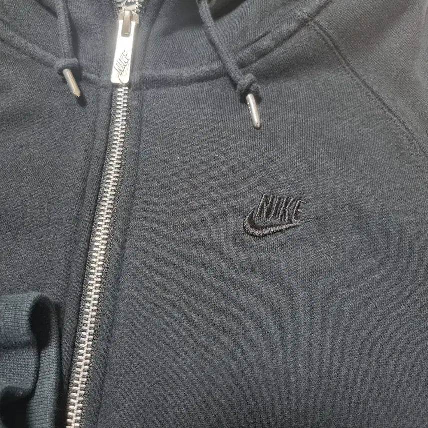 [BUNJANG] Nike Black Zip-Up Hoodie XL / 나이키 블랙 후드집업 XL