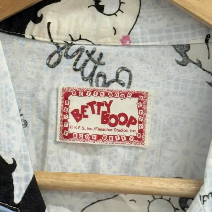 [BUNJANG] Betty Boop Japan Printing Pajama Shirt / 베티붑 betty boop japan 파자마 프린팅 셔츠