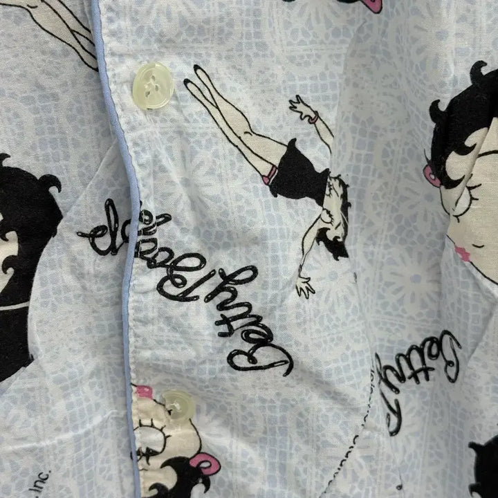 [BUNJANG] Betty Boop Japan Printing Pajama Shirt / 베티붑 betty boop japan 파자마 프린팅 셔츠