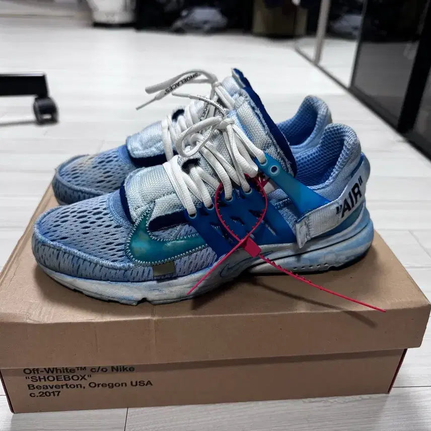 [BUNJANG] Nike Off-White The Ten Air Presto Custom White / 나이키 오프화이트 더텐 프레스토 270 커스텀
