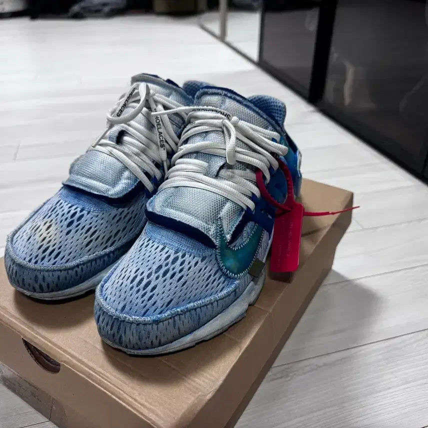 [BUNJANG] Nike Off-White The Ten Air Presto Custom White / 나이키 오프화이트 더텐 프레스토 270 커스텀