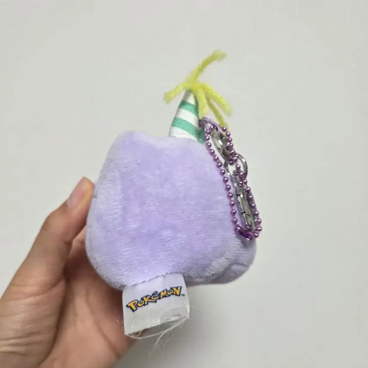 [BUNJANG] Pokemon Ditto Birthday Keychain / 포켓몬 메타몽 생일축하 키링