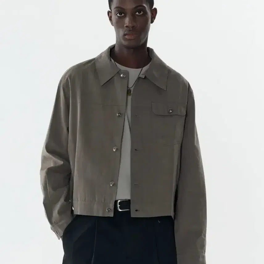 [BUNJANG] Kinloch Suede-like Trucker Jacket Charcoal L / 킨록 트러커 자켓 L 차콜(새것)