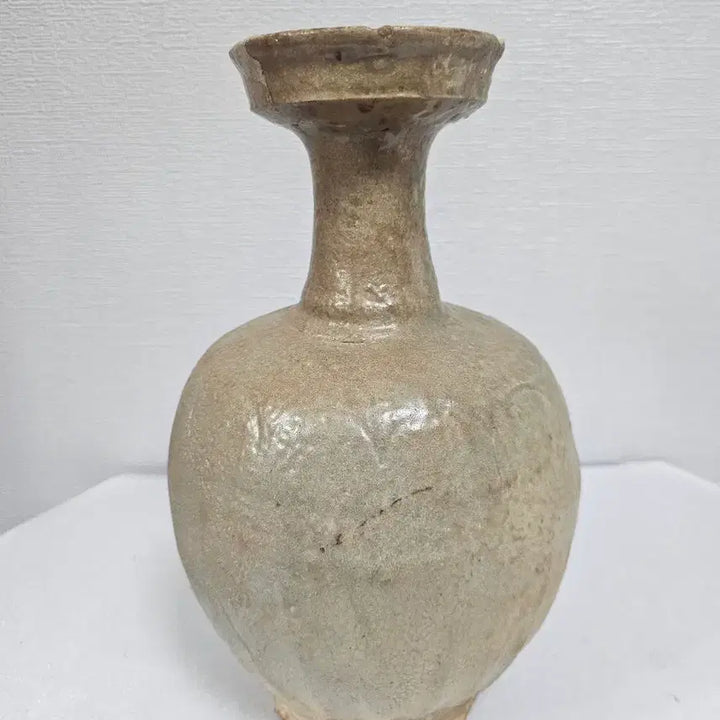 [BUNJANG] Goryeo Dynasty Celadon Porcelain Vase / 옛날  고려시대 고려청자 도자기 광구주병 광구병 연판문