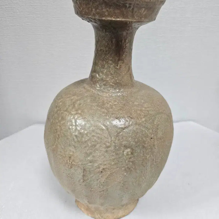 [BUNJANG] Goryeo Dynasty Celadon Porcelain Vase / 옛날  고려시대 고려청자 도자기 광구주병 광구병 연판문