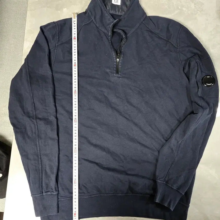 [BUNJANG] CP Company Navy Half Zip Sweatshirt / 씨피컴퍼니 네이비 하프집업 맨투맨